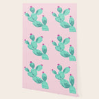 Cactus with pink flowers Wallpaper Gallery Image 2