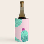 Cactus with pink flowers Wine Chiller Gallery Image 3