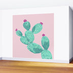 Cactus with pink flowers Wall Mural Gallery Image 2