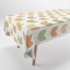 Spring Tulips XII Neutral Multicolor Mid Century Flowers Tablecloth Gallery Image 1