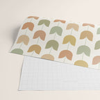 Spring Tulips XII Neutral Multicolor Mid Century Flowers Wrapping Paper Gallery Image 2
