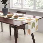 Spring Tulips XII Neutral Multicolor Mid Century Flowers Table Runner Gallery Image 2