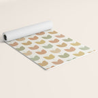 Spring Tulips XII Neutral Multicolor Mid Century Flowers Yoga Mat Gallery Image 2