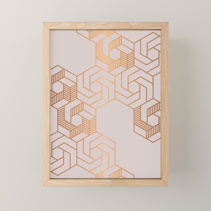 Hex 612 Copper Mini Art Print Gallery Image 1