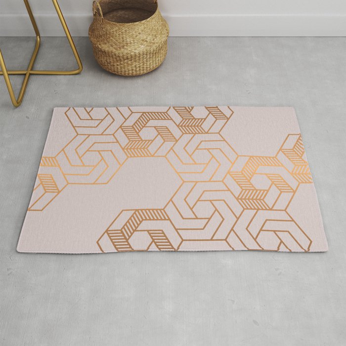 Hex 612 Copper Rug Gallery Image 1