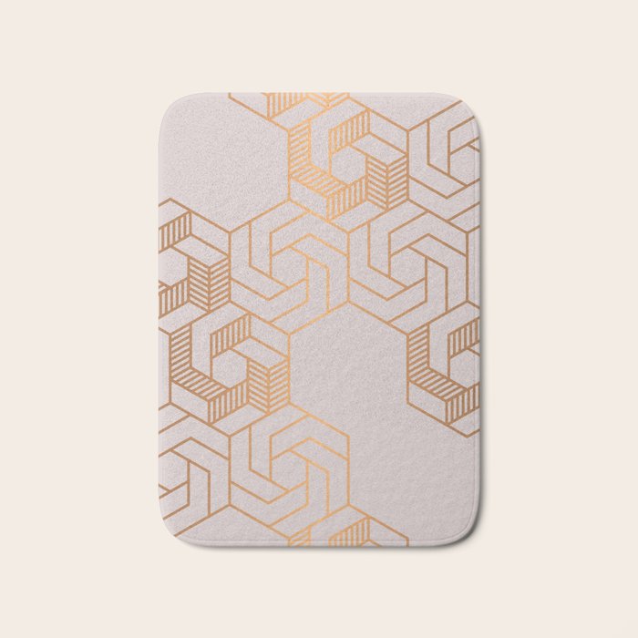 Hex 612 Copper Bath Mat Gallery Image 1