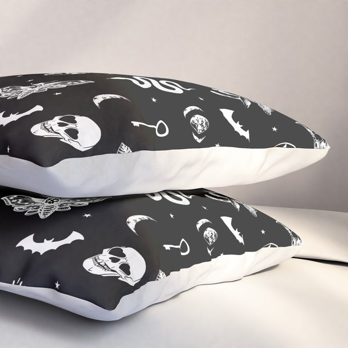 Witchcraft B&W Pillow Sham Gallery Image 3