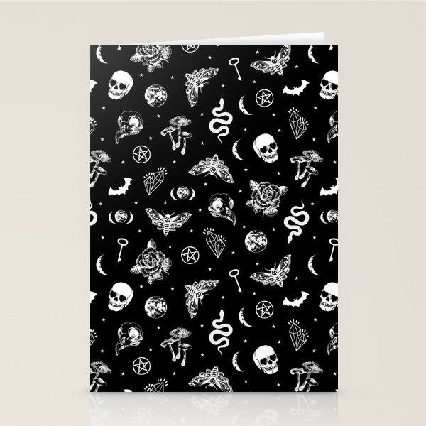 Witchcraft B&W Stationery Card Gallery Image 2