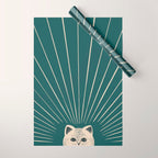 Good Morning son - Kitty Wrapping Paper Gallery Image 1