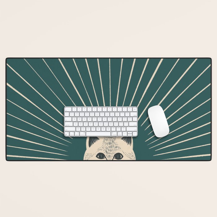 Good Morning son - Kitty Desk Mat Gallery Image 1
