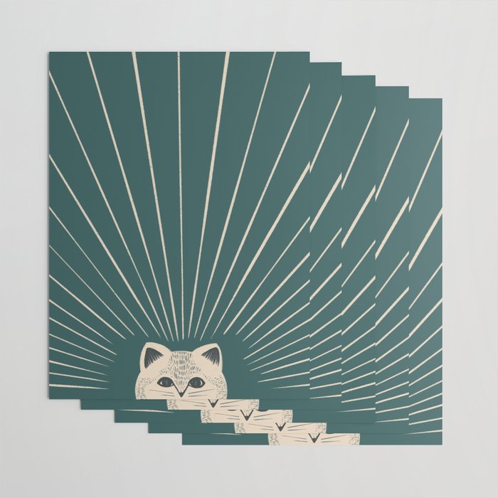 Good Morning son - Kitty Wrapping Paper Gallery Image 3