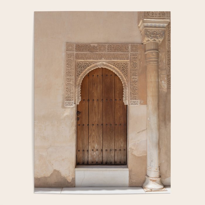 Majestic Alhambra Door - Granada Spain Poster Gallery Image 1