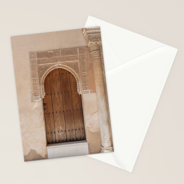 Majestic Alhambra Door - Granada Spain Stationery Card Gallery Image 2