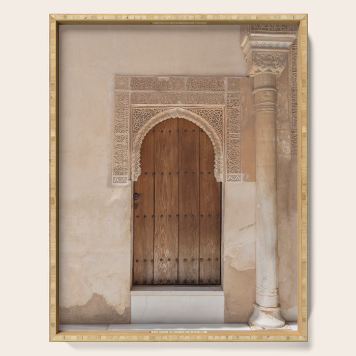 Majestic Alhambra Door - Granada Spain Serving Tray Gallery Image 1