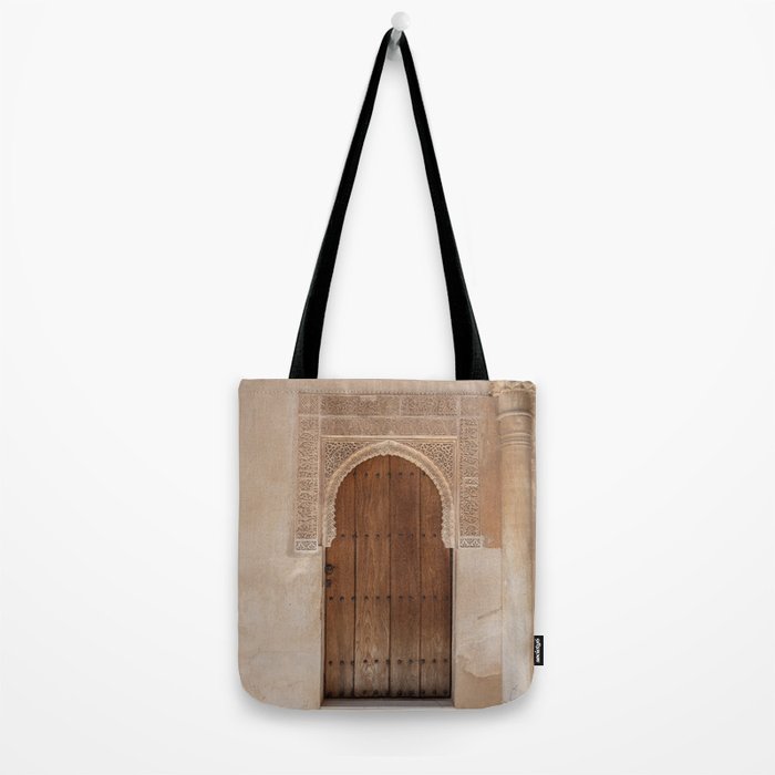 Majestic Alhambra Door - Granada Spain Tote Bag Gallery Image 2