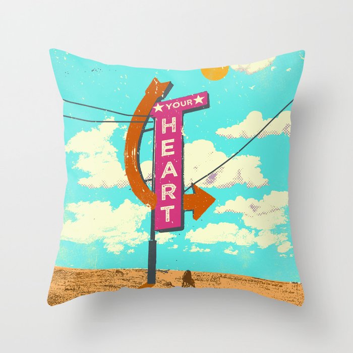 YOUR HEART Throw Pillow Gallery Image 6