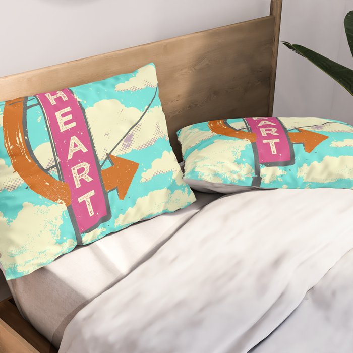 YOUR HEART Pillow Sham Gallery Image 2