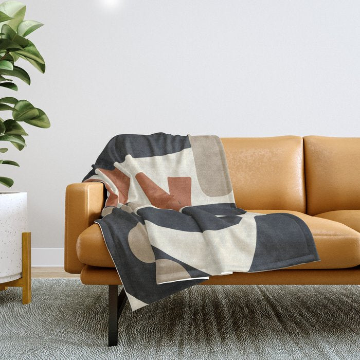 Abstract Colorful Setting 14 Throw Blanket Gallery Image 1