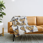 Monarch Butterfly Throw Blanket Gallery Image 1