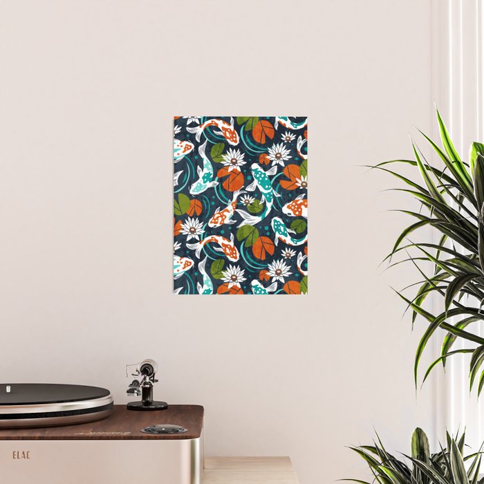 Koi Pond - Orange Poster Gallery Image 2