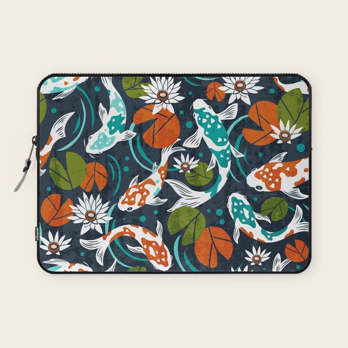 Koi Pond - Orange Laptop Sleeve Gallery Image 1