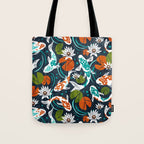 Koi Pond - Orange Tote Bag Gallery Image 1