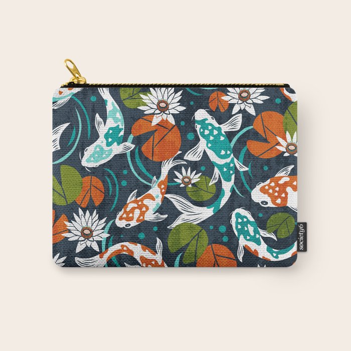 Koi Pond - Orange Carry All Pouch Gallery Image 1