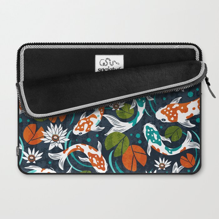 Koi Pond - Orange Laptop Sleeve Gallery Image 2