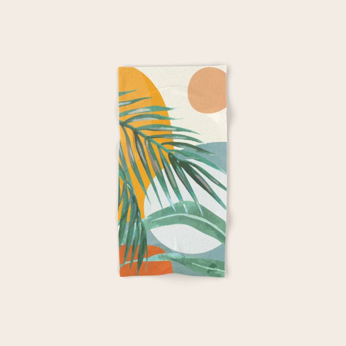 Leaf Design 02 Bath Towel Gallery Image 1