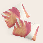 Linocut Flower / Viva Magenta Pillow Sham Gallery Image 3