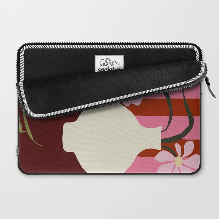 Summer stripped pottery  Laptop Sleeve Gallery Image 2