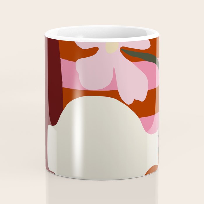 Summer stripped pottery  Coffee Mug Gallery Image 4