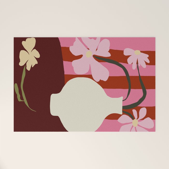 Summer stripped pottery  Welcome Mat Gallery Image 1