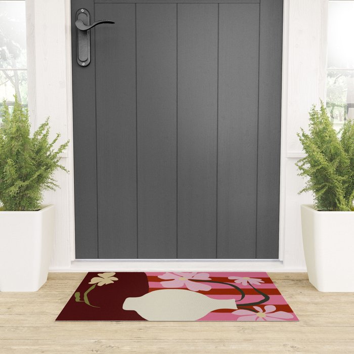 Summer stripped pottery  Welcome Mat Gallery Image 3