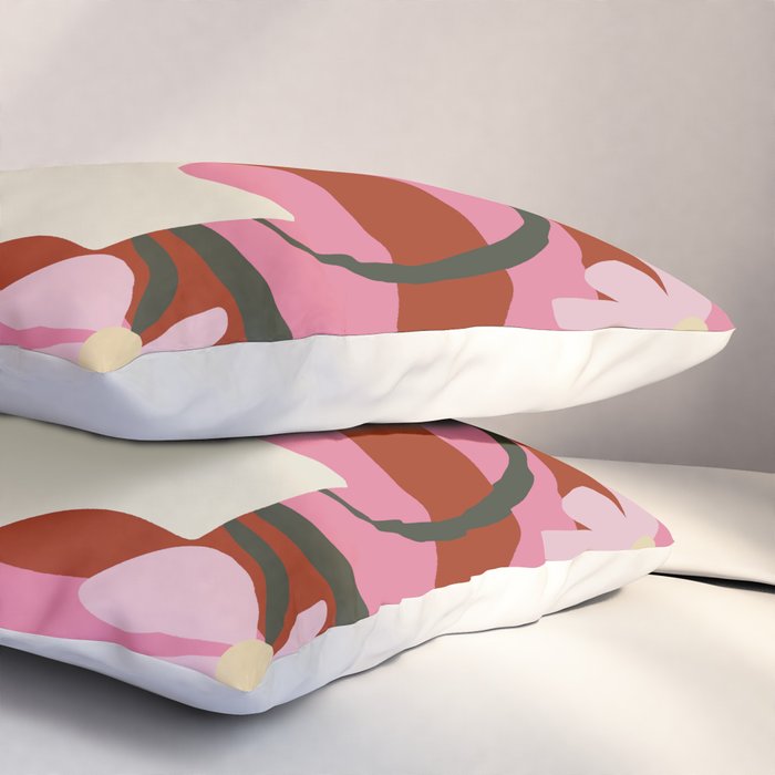Summer stripped pottery  Pillow Sham Gallery Image 3