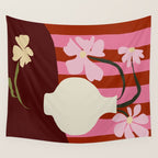 Summer stripped pottery  Wall Tapestry Gallery Image 4