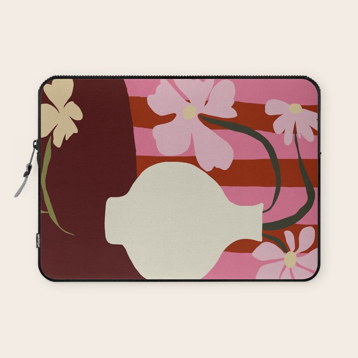 Summer stripped pottery  Laptop Sleeve Gallery Image 1