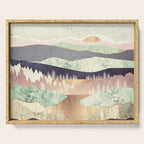 Golden Spring Reflection Serving Tray Gallery Image 1