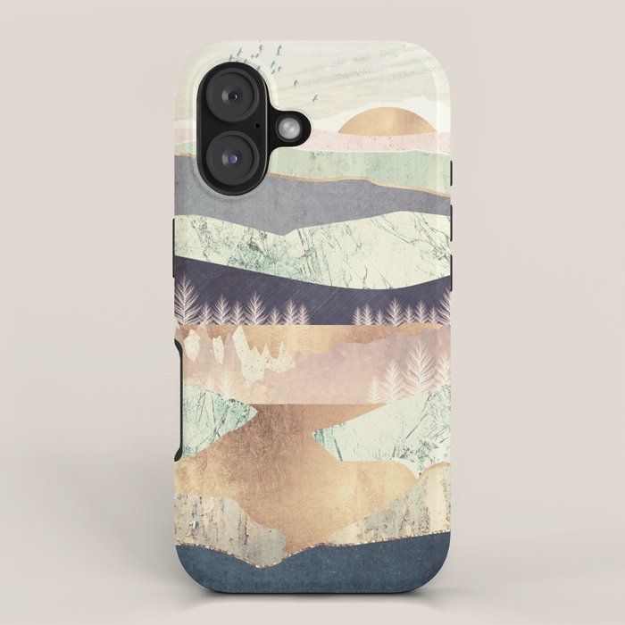 Golden Spring Reflection iPhone Case Gallery Image 1