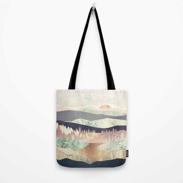 Golden Spring Reflection Tote Bag Gallery Image 2