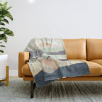 Golden Spring Reflection Throw Blanket Gallery Image 1
