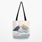 Minimalistic Landscape Tote Bag Gallery Image 2