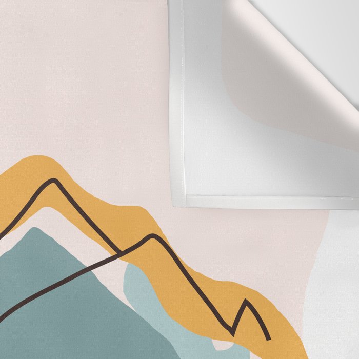 Minimalistic Landscape Wall Tapestry Gallery Image 3