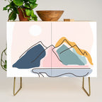 Minimalistic Landscape Credenza Gallery Image 1