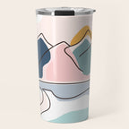 Minimalistic Landscape Travel Mug Gallery Image 1