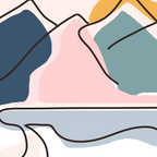 Minimalistic Landscape Coffee Mug Gallery Image 2