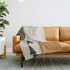 Abstract Minimal Shapes 133 Throw Blanket Gallery Image 1