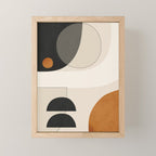 Abstract Minimal Shapes 133 Mini Art Print Gallery Image 1