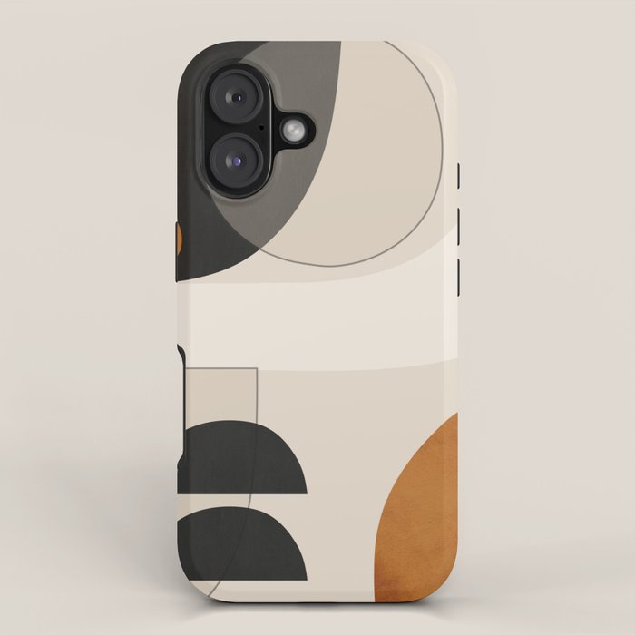 Abstract Minimal Shapes 133 iPhone Case Gallery Image 1