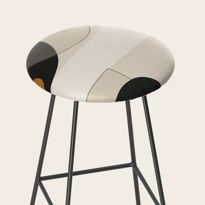 Abstract Minimal Shapes 133 Stool Gallery Image 2
